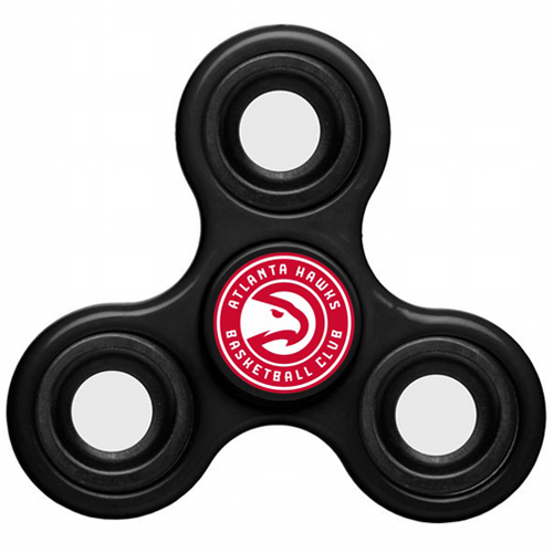 NBA Atlanta Hawks 3 Way Fidget Spinner C81 - Black