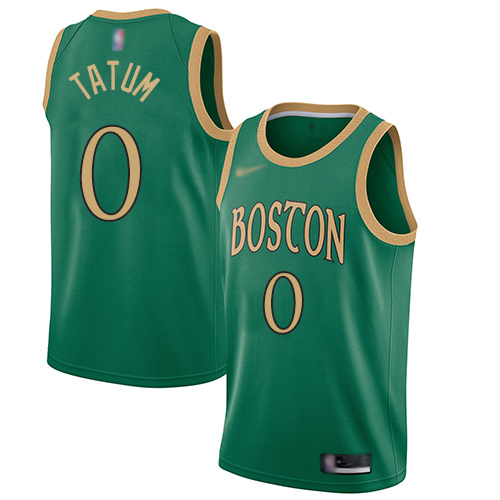 Celtics #0 Jayson Tatum Green Basketball Swingman City Edition 2019/20 Jersey - Click Image to Close