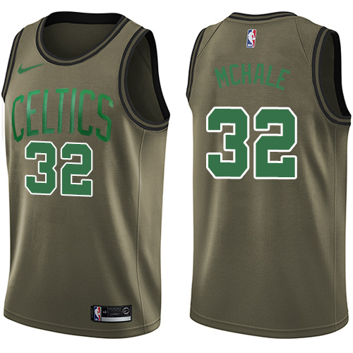 Nike Celtics #32 Kevin Mchale Green Salute to Service NBA Swingman Jersey