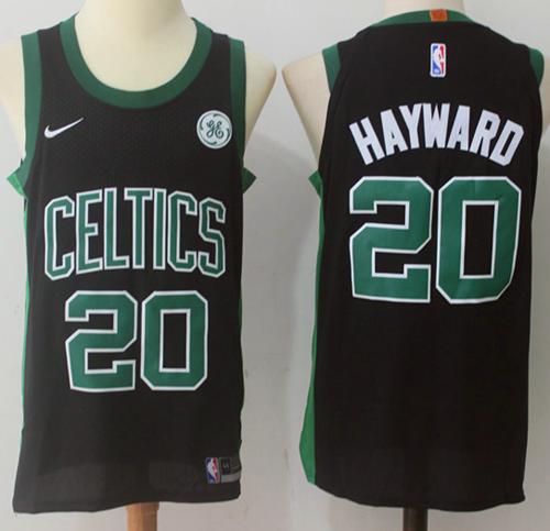 Nike Celtics #20 Gordon Hayward Black NBA Swingman Statement Edition Jersey - Click Image to Close