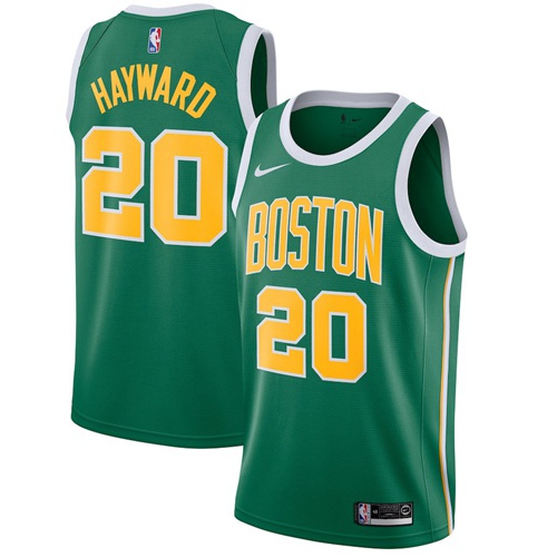 Celtics #20 Gordon Hayward Green Basketball Swingman Earned Edition Jersey