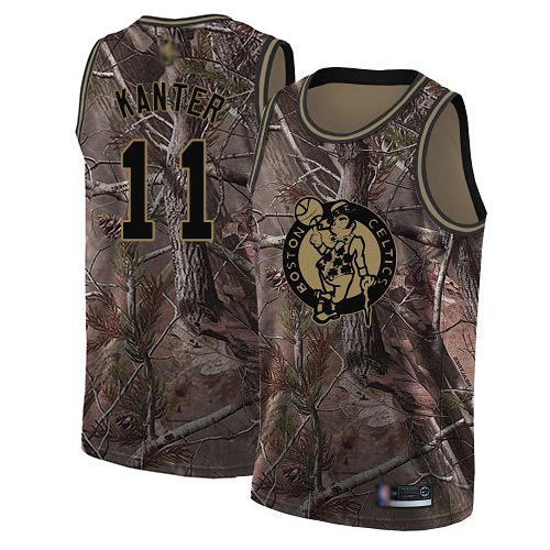 Celtics #11 Enes Kanter Camo Basketball Swingman Realtree Collection Jersey