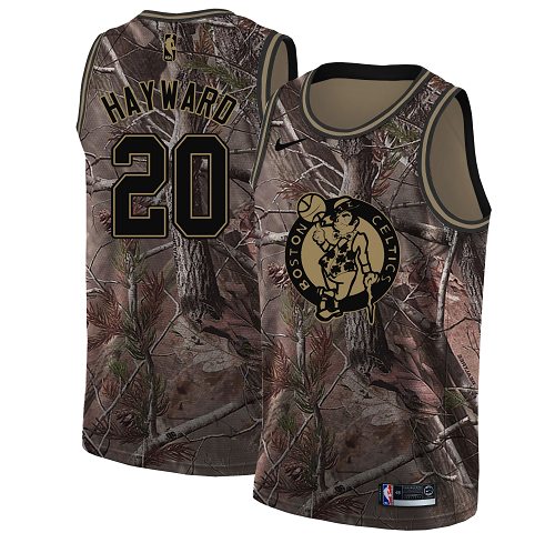 Celtics #20 Gordon Hayward Camo Basketball Swingman Realtree Collection Jersey