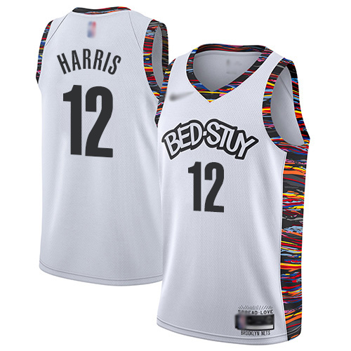 Nets #12 Joe Harris White Basketball Swingman City Edition 2019/20 Jersey