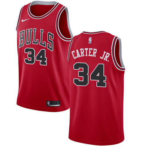 Nike Bulls #34 Wendell Carter Jr. Red NBA Swingman Icon Edition Jersey