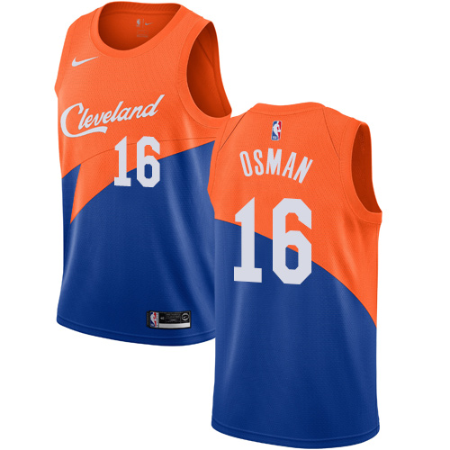 Nike Cavaliers #16 Cedi Osman Blue NBA Swingman City Edition 2018/19 Jersey