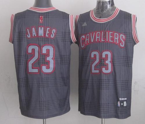 Cavaliers #23 LeBron James Black Rhythm Fashion Stitched NBA Jersey