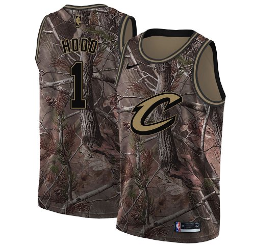 Nike Cavaliers #1 Rodney Hood Camo NBA Swingman Realtree Collection Jersey