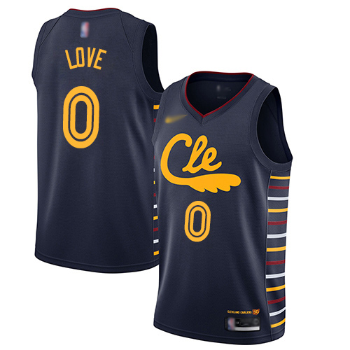 Cavaliers #0 Kevin Love Navy Basketball Swingman City Edition 2019/20 Jersey