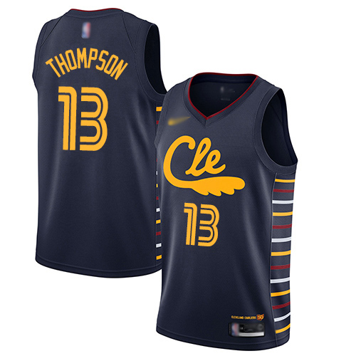 Cavaliers #13 Tristan Thompson Navy Basketball Swingman City Edition 2019/20 Jersey