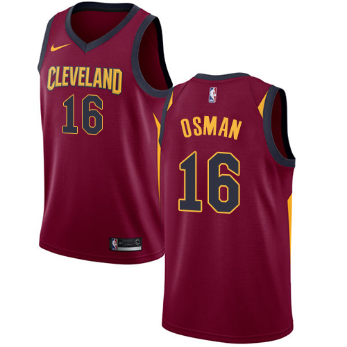 Nike Cavaliers #16 Cedi Osman Red NBA Swingman Icon Edition Jersey