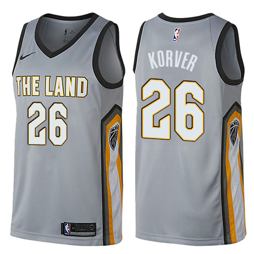 Nike Cavaliers #26 Kyle Korver Gray NBA Swingman City Edition Jersey