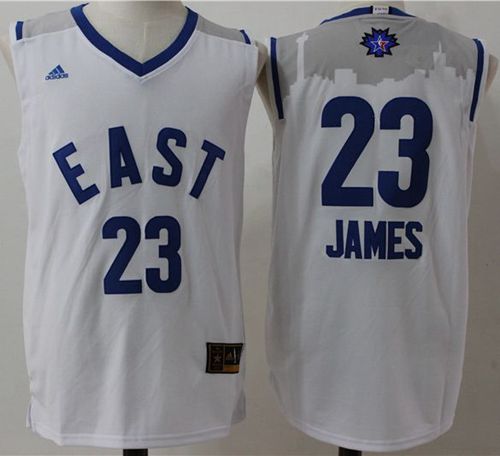 Cavaliers #23 LeBron James White 2016 All-Star Stitched NBA Jersey