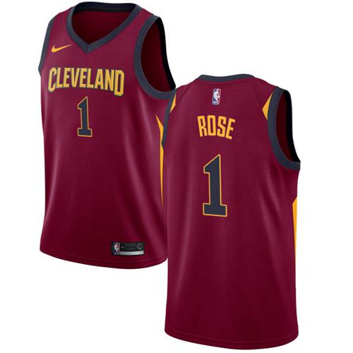 Nike Cavaliers #1 Derrick Rose Red NBA Swingman Icon Edition Jersey