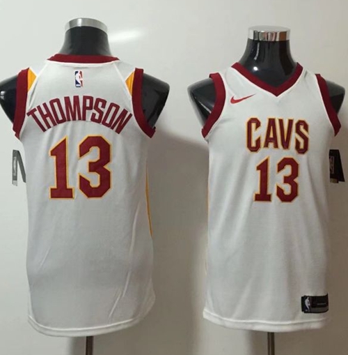 Nike Cavaliers #13 Tristan Thompson White NBA Swingman Association Edition Jersey - Click Image to Close