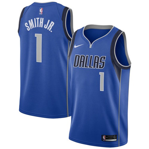 Nike Mavericks #1 Dennis Smith Jr. Royal NBA Swingman Icon Edition Jersey