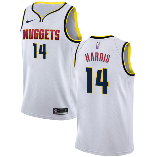 Nike Nuggets #14 Gary Harris White NBA Swingman Association Edition Jersey