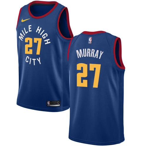 Nike Nuggets #27 Jamal Murray Blue NBA Swingman Statement Edition Jersey