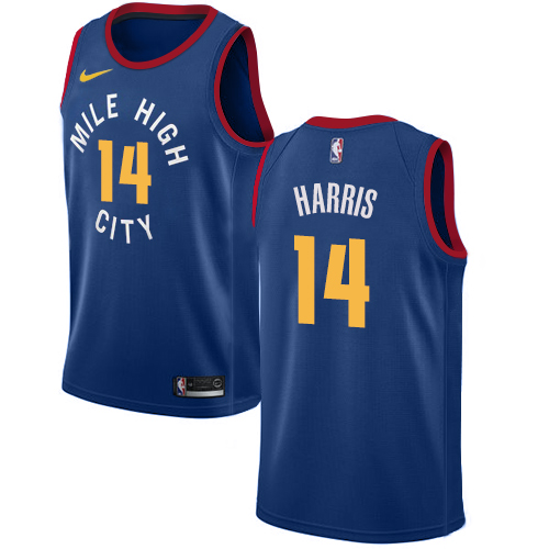 Nike Nuggets #14 Gary Harris Blue NBA Swingman Statement Edition Jersey