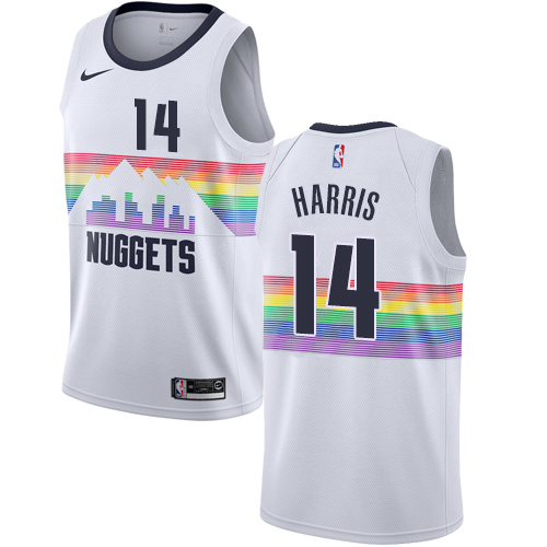 Nike Nuggets #14 Gary Harris White NBA Swingman City Edition 2018/19 Jersey