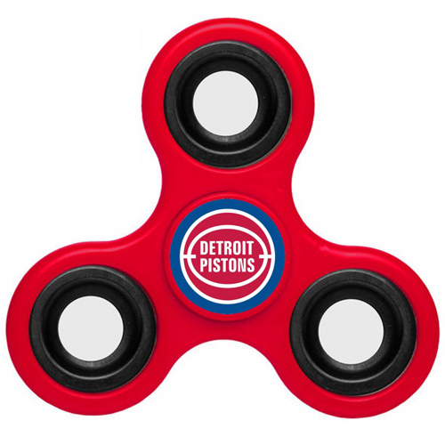 NBA Detroit Pistons 3 Way Fidget Spinner A74 - Red