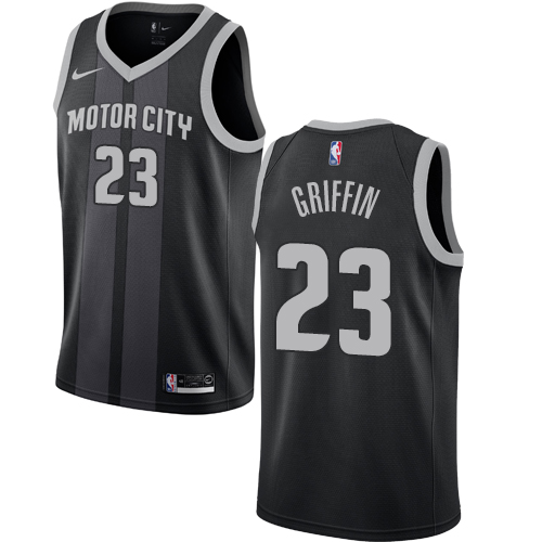 Nike Pistons #23 Blake Griffin Black NBA Swingman City Edition 2018/19 Jersey