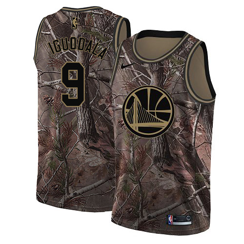 Nike Warriors #9 Andre Iguodala Camo NBA Swingman Realtree Collection Jersey