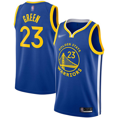 Warriors #23 Draymond Green Blue Basketball Swingman Icon Edition 2019/2020 Jersey - Click Image to Close