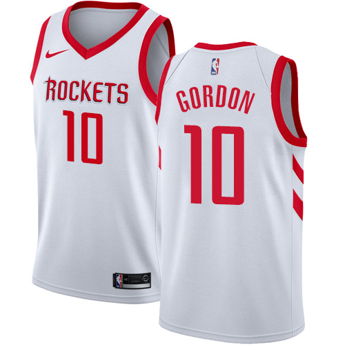 Nike Rockets #10 Eric Gordon White NBA Swingman Association Edition Jersey