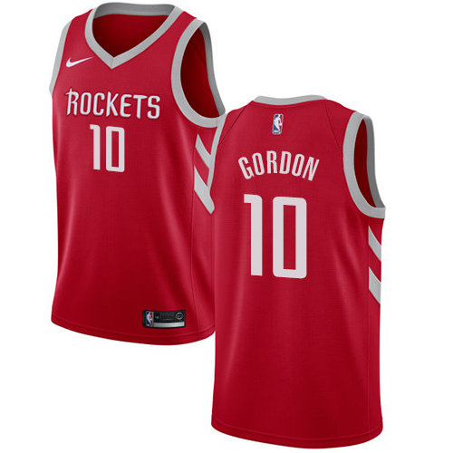 Nike Rockets #10 Eric Gordon Red NBA Swingman Icon Edition Jersey