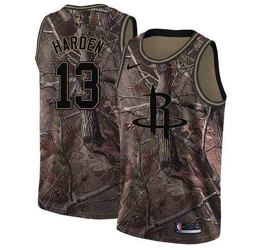 Nike Rockets #13 James Harden Camo NBA Swingman Realtree Collection Jersey