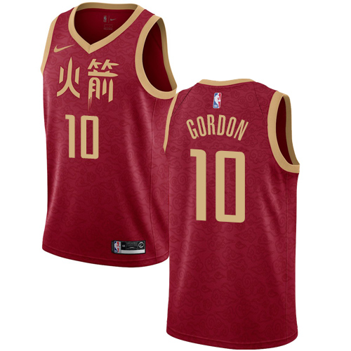 Nike Rockets #10 Eric Gordon Red NBA Swingman City Edition 2018/19 Jersey