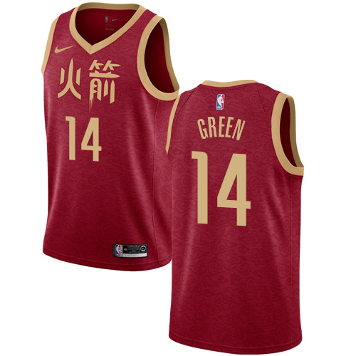 Nike Rockets #14 Gerald Green Red NBA Swingman City Edition 2018/19 Jersey