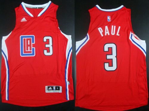 Clippers #3 Chris Paul Red Revolution 30 Stitched NBA Jersey