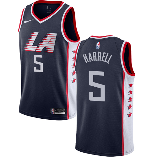 Nike Clippers #5 Montrezl Harrell Navy NBA Swingman City Edition 2018/19 Jersey