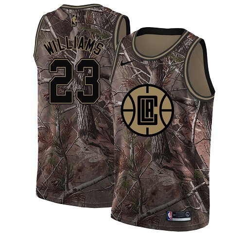 Clippers #23 Louis Williams Camo Basketball Swingman Realtree Collection Jersey