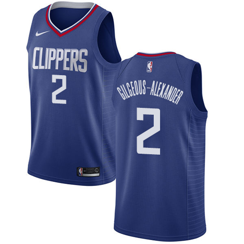 Nike Clippers #2 Shai Gilgeous-Alexander Blue NBA Swingman Icon Edition Jersey