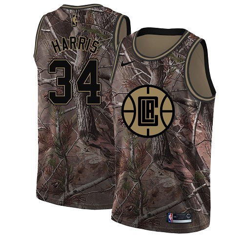 Clippers #34 Tobias Harris Camo Basketball Swingman Realtree Collection Jersey