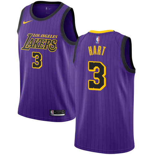 Nike Lakers #3 Josh Hart Purple NBA Swingman City Edition 2018/19 Jersey