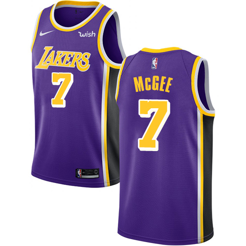 Nike Lakers #7 JaVale McGee Purple NBA Swingman Statement Edition Jersey