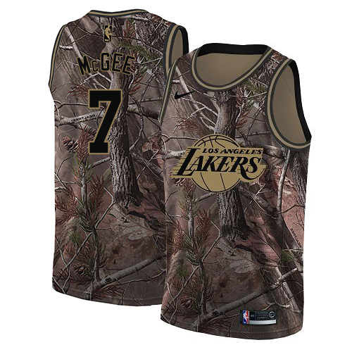 Lakers #7 JaVale McGee Camo Basketball Swingman Realtree Collection Jersey