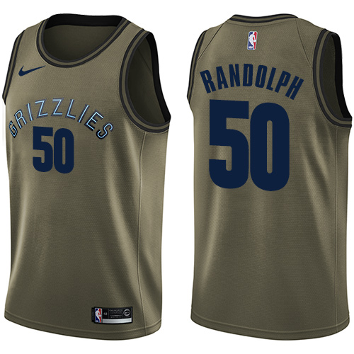 Nike Grizzlies #50 Zach Randolph Green Salute to Service NBA Swingman Jersey