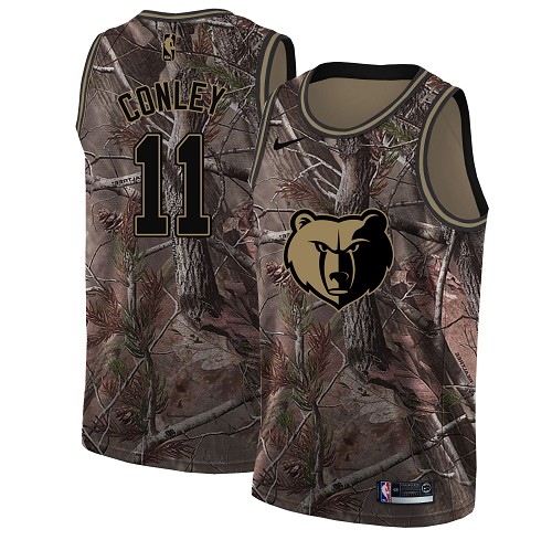 Grizzlies #11 Mike Conley Camo Basketball Swingman Realtree Collection Jersey