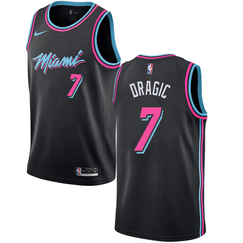 Nike Heat #7 Goran Dragic Black NBA Swingman City Edition 2018/19 Jersey