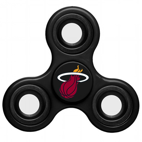 NBA Miami Heat 3 Way Fidget Spinner C87 - Black