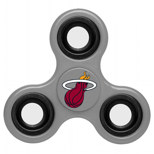 NBA Miami Heat 3 Way Fidget Spinner G87 - Gray