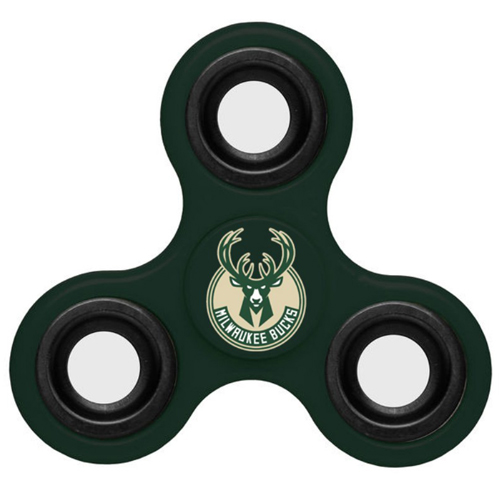 NBA Milwaukee Bucks 3 Way Fidget Spinner J91 - Green