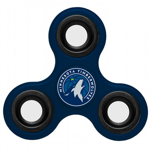 NBA Minnesota Timberwolves 3 Way Fidget Spinner B88 - Navy