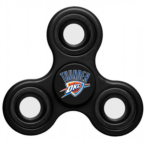 NBA Oklahoma City Thunder 3 Way Fidget Spinner C82 - Black