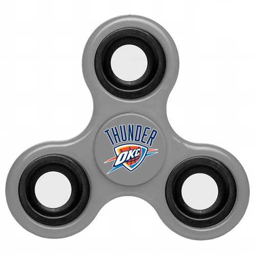 NBA Oklahoma City Thunder 3 Way Fidget Spinner G82 - Gray